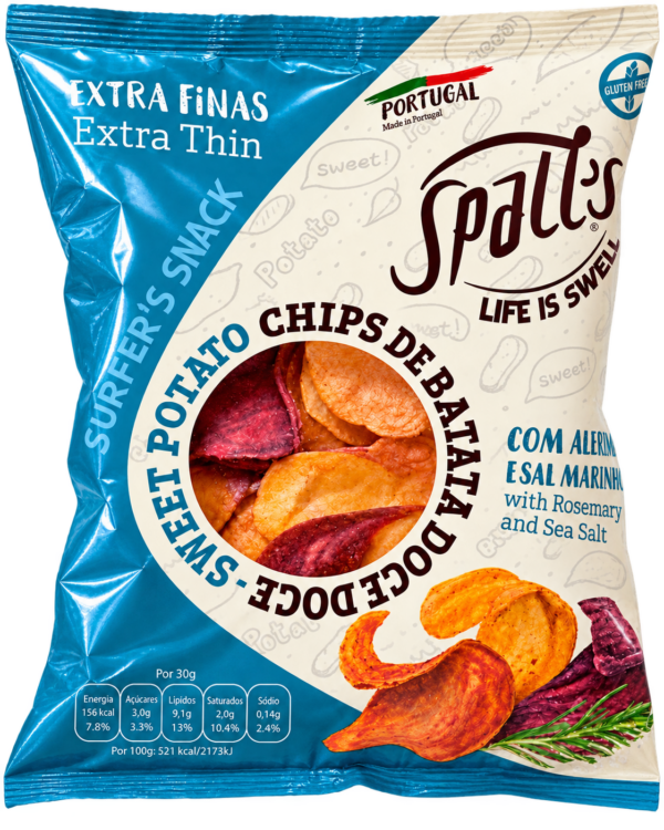 Chips Alecrim free.png Spall´s Süßkartoffelchips Original 100g