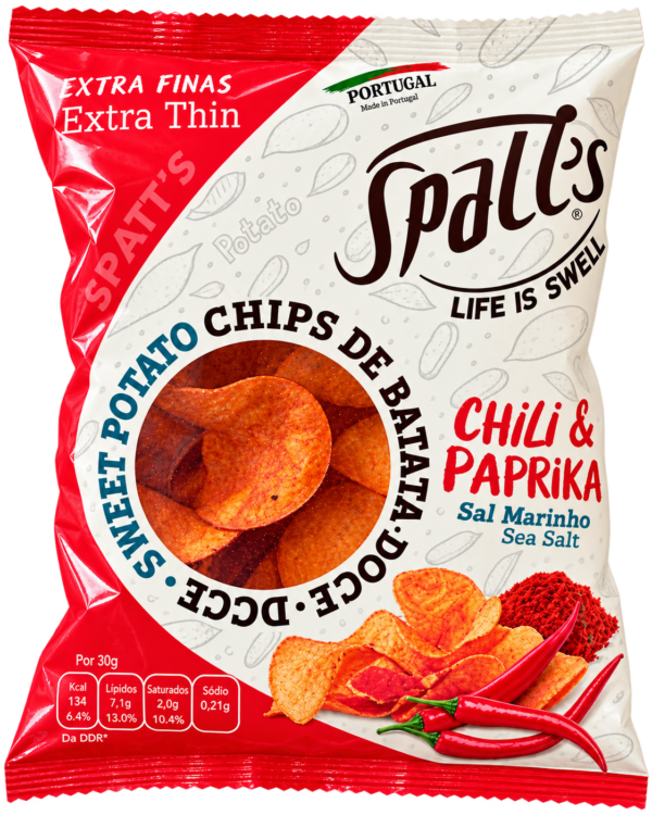 Chips Piripiri free.png Spall´s Süßkartoffelchips Chili 200g