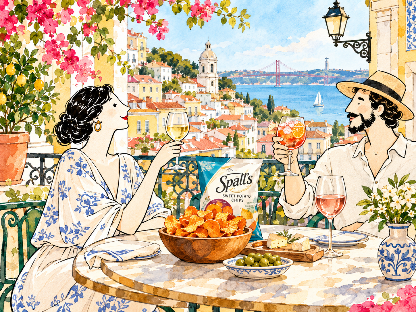 SPALL'S Pairings mit Wein, Rosé und Aperitif